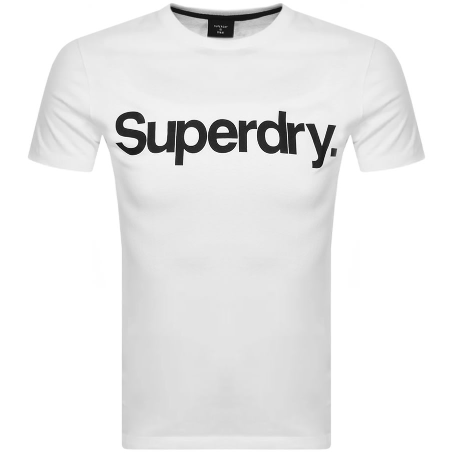 Alternative Image for ProductSuperdry Short Sleeved T Shirt White1